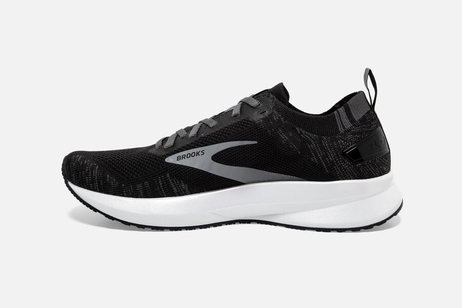 Levitate 4 Road Brooks Running Shoes NZ Womens - Black/White - ZIOPXJ-685